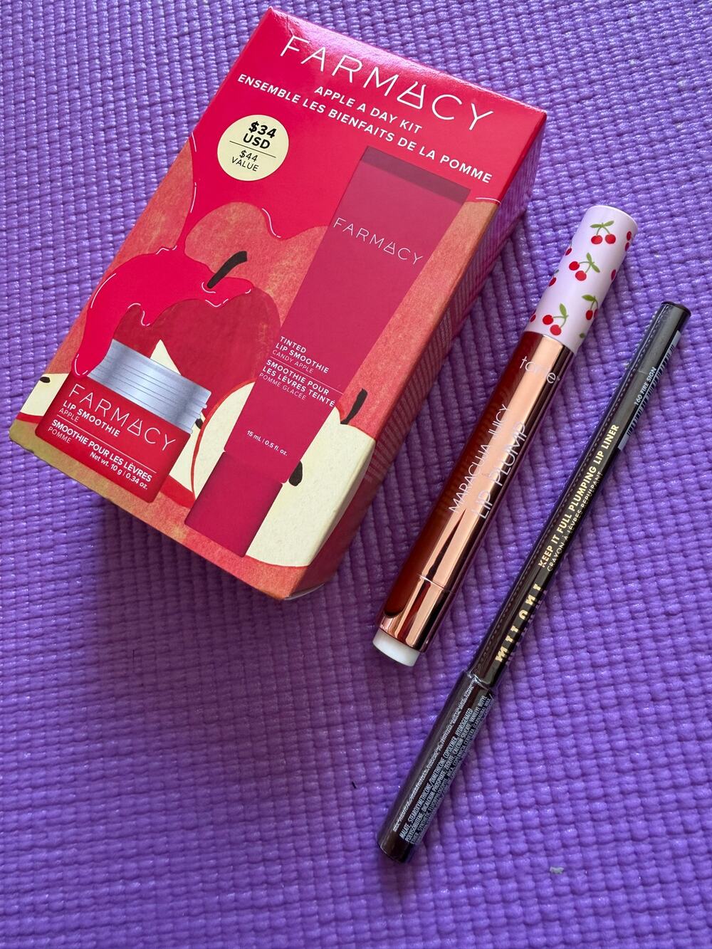 New Farmacy, Tarte & Milani Lip Care & Makeup Bundle Lot
